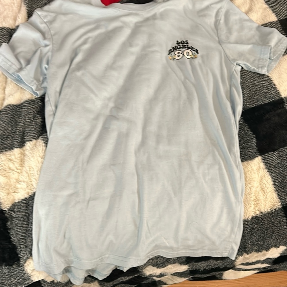 los Angeles light blue shirt